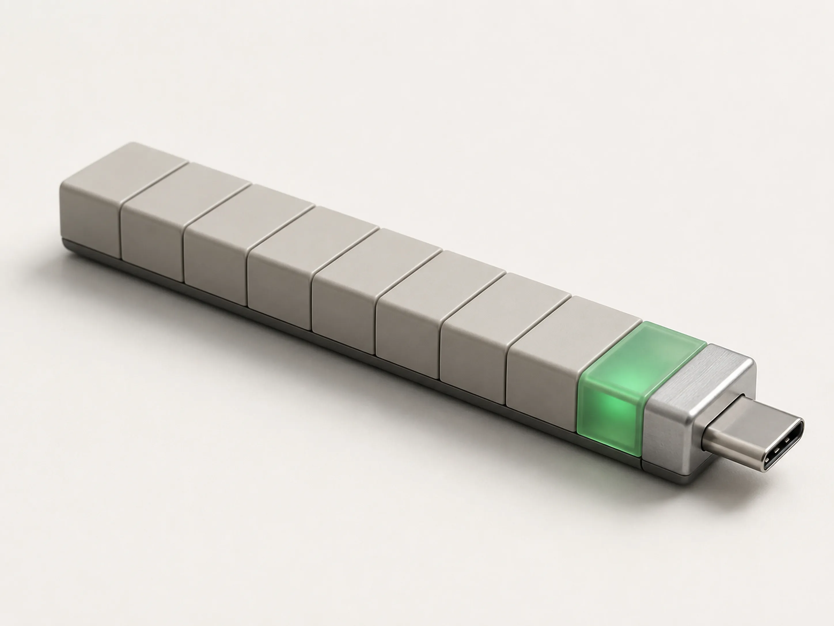 USB con forma de barra de carga